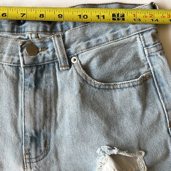 Brandy Melville Destroyed Ripped Mom Jeans - Picture 13 of 15